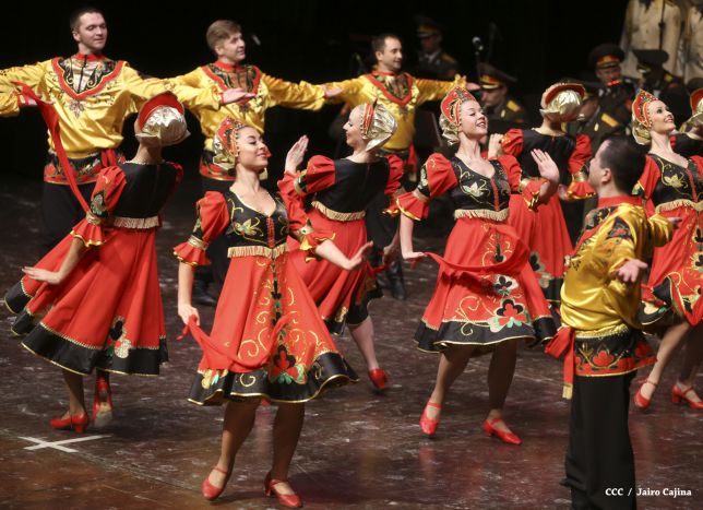 Coro y Danza del Ejército de la Federación Rusa se presenta en el Teatro Nacional Rubén Darío