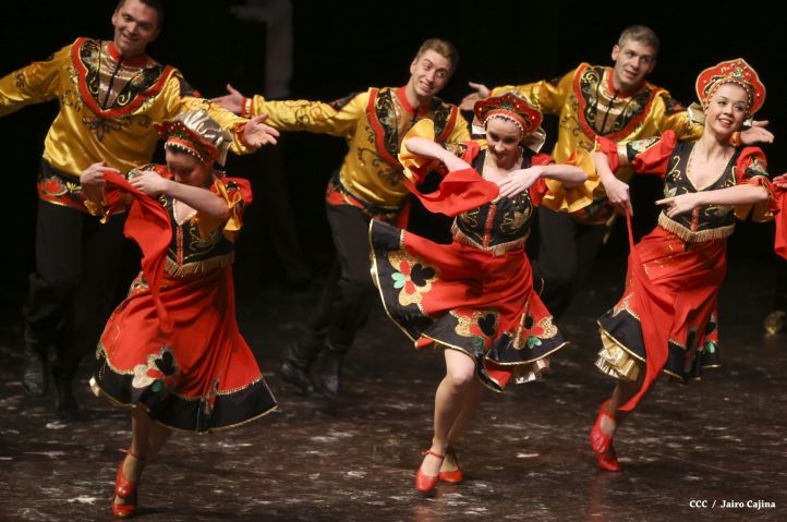 Coro y Danza del Ejército de la Federación Rusa se presenta en el Teatro Nacional Rubén Darío