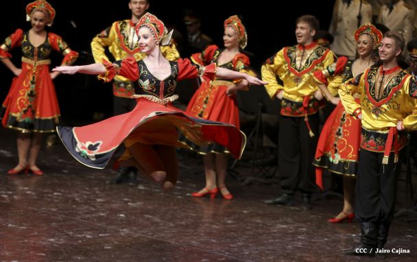 Coro y Danza del Ejército de la Federación Rusa se presenta en el Teatro Nacional Rubén Darío