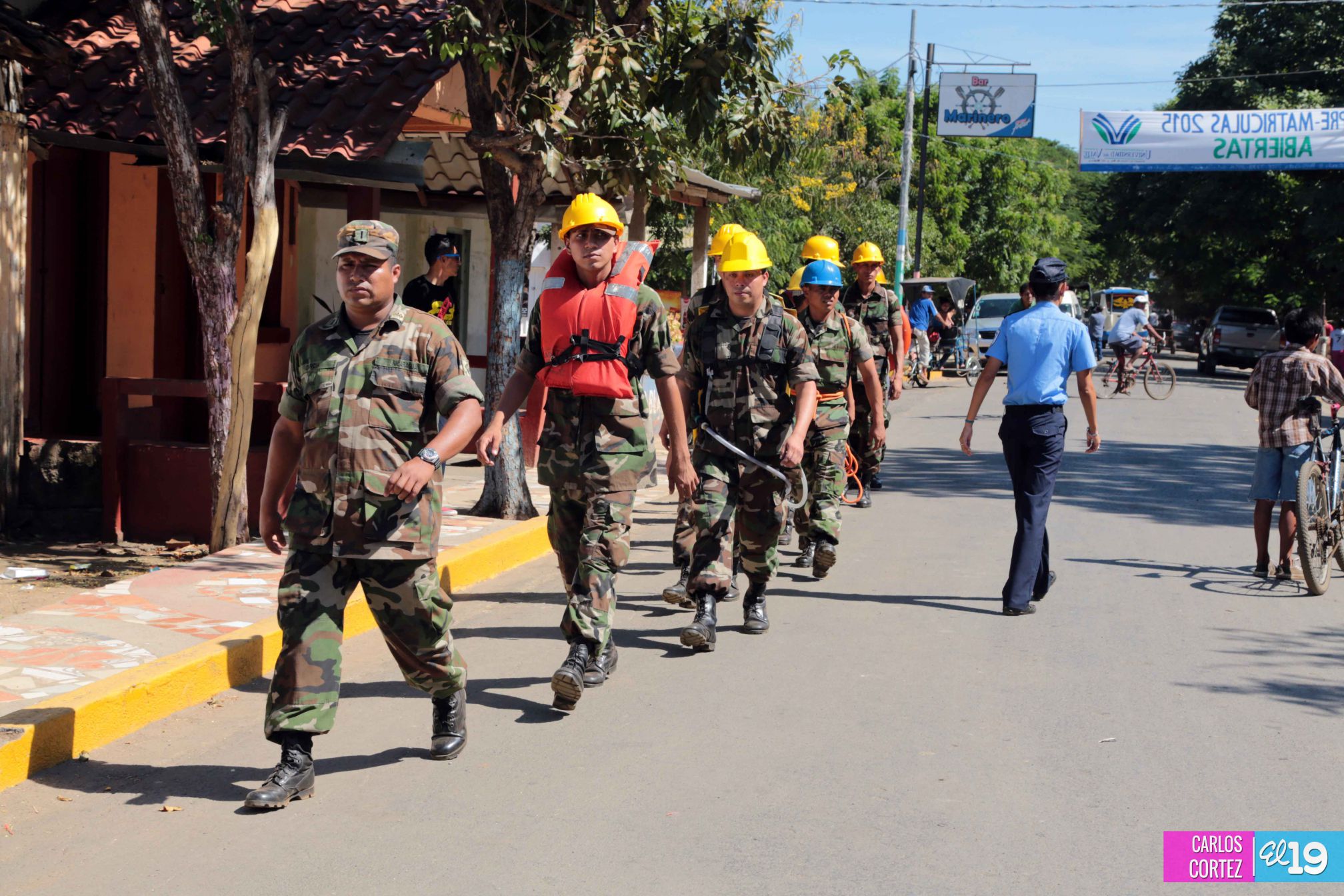 Simulacros de terremotos en Ticuantepe y San Rafael del Sur