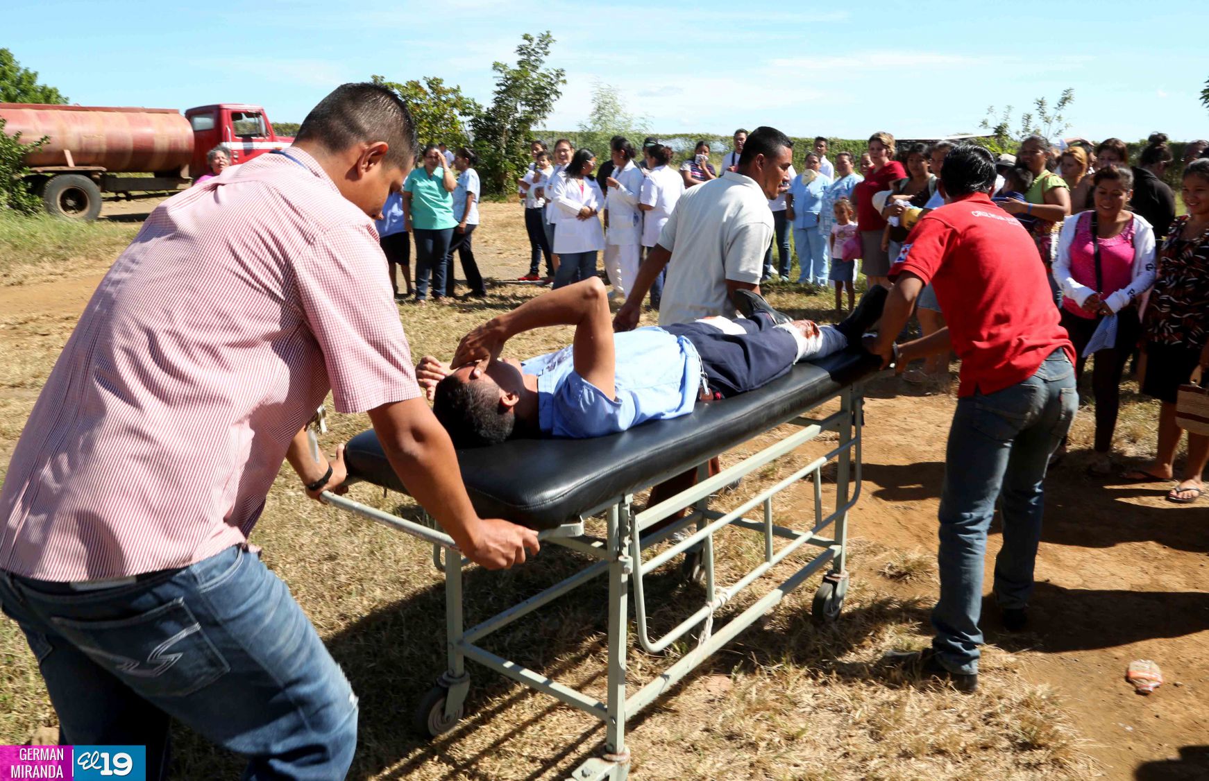 Simulacros de terremotos en Ticuantepe y San Rafael del Sur