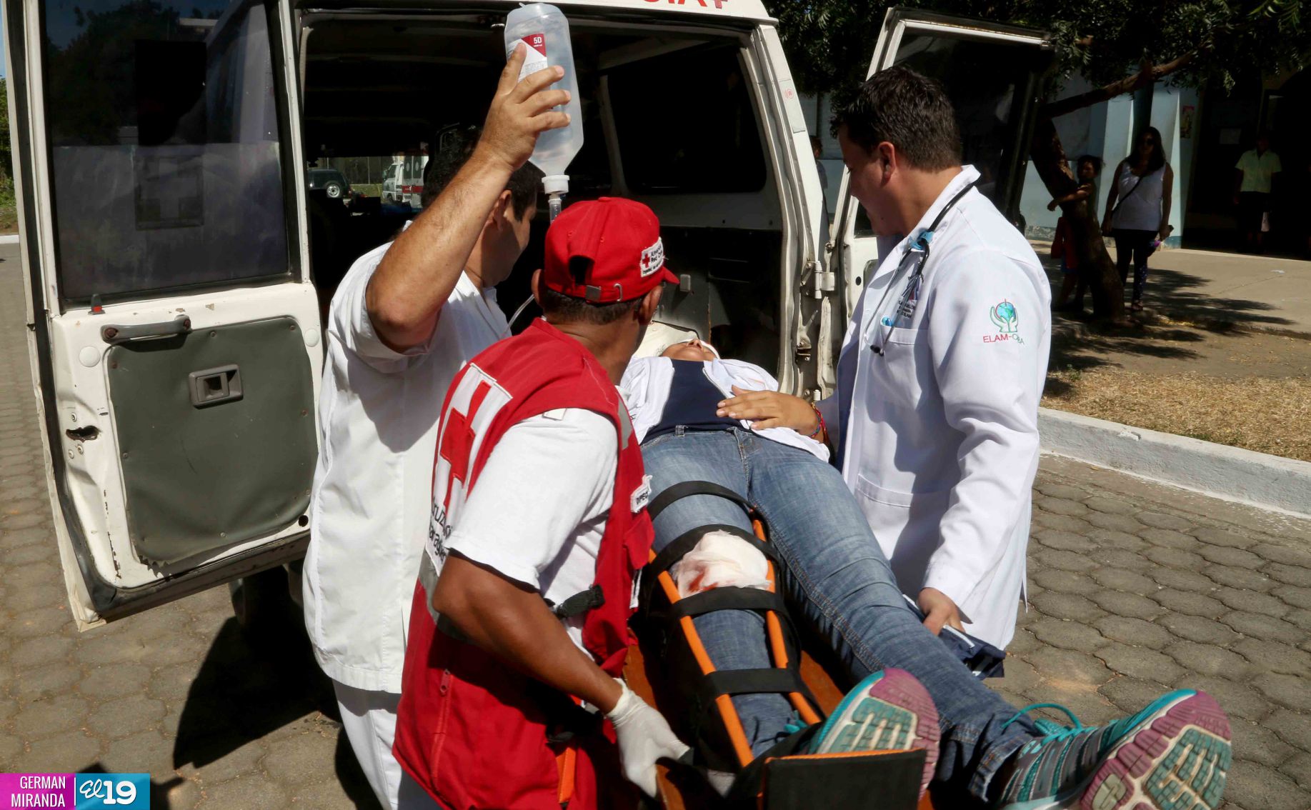 Simulacros de terremotos en Ticuantepe y San Rafael del Sur