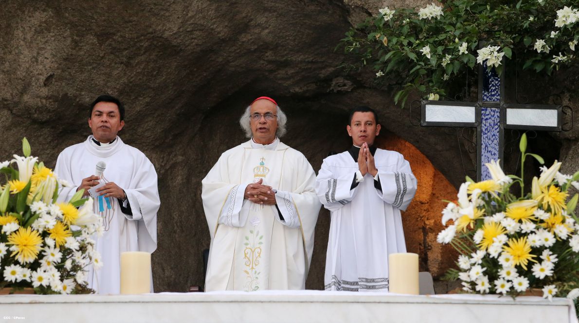 Cardenal Brenes ofrece eucaristía en Santuario Mariano Nuestra Señora de Lourdes