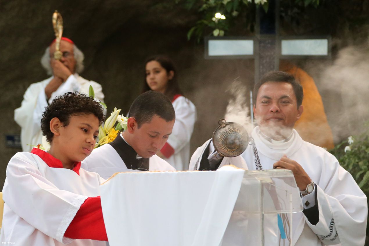 Cardenal Brenes ofrece eucaristía en Santuario Mariano Nuestra Señora de Lourdes