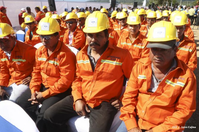 Ceremonia de inauguración de obras iniciales del Gran Canal Interoceánico