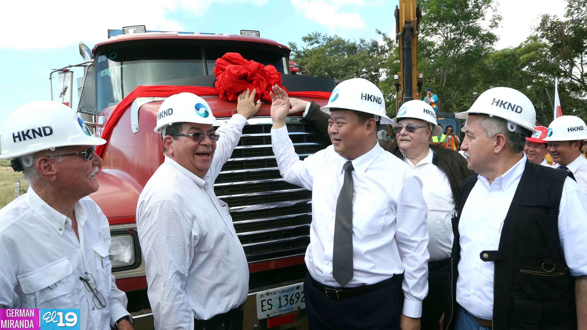Ceremonia de inauguración de obras iniciales del Gran Canal Interoceánico