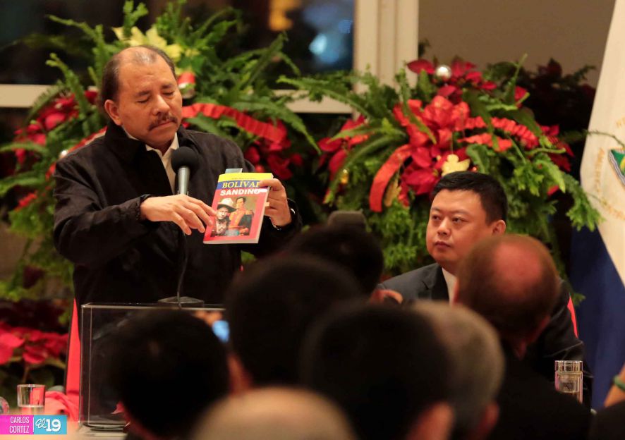Daniel y Rosario celebran junto a Wang Jing inicio de Obras del Gran Canal por Nicaragua