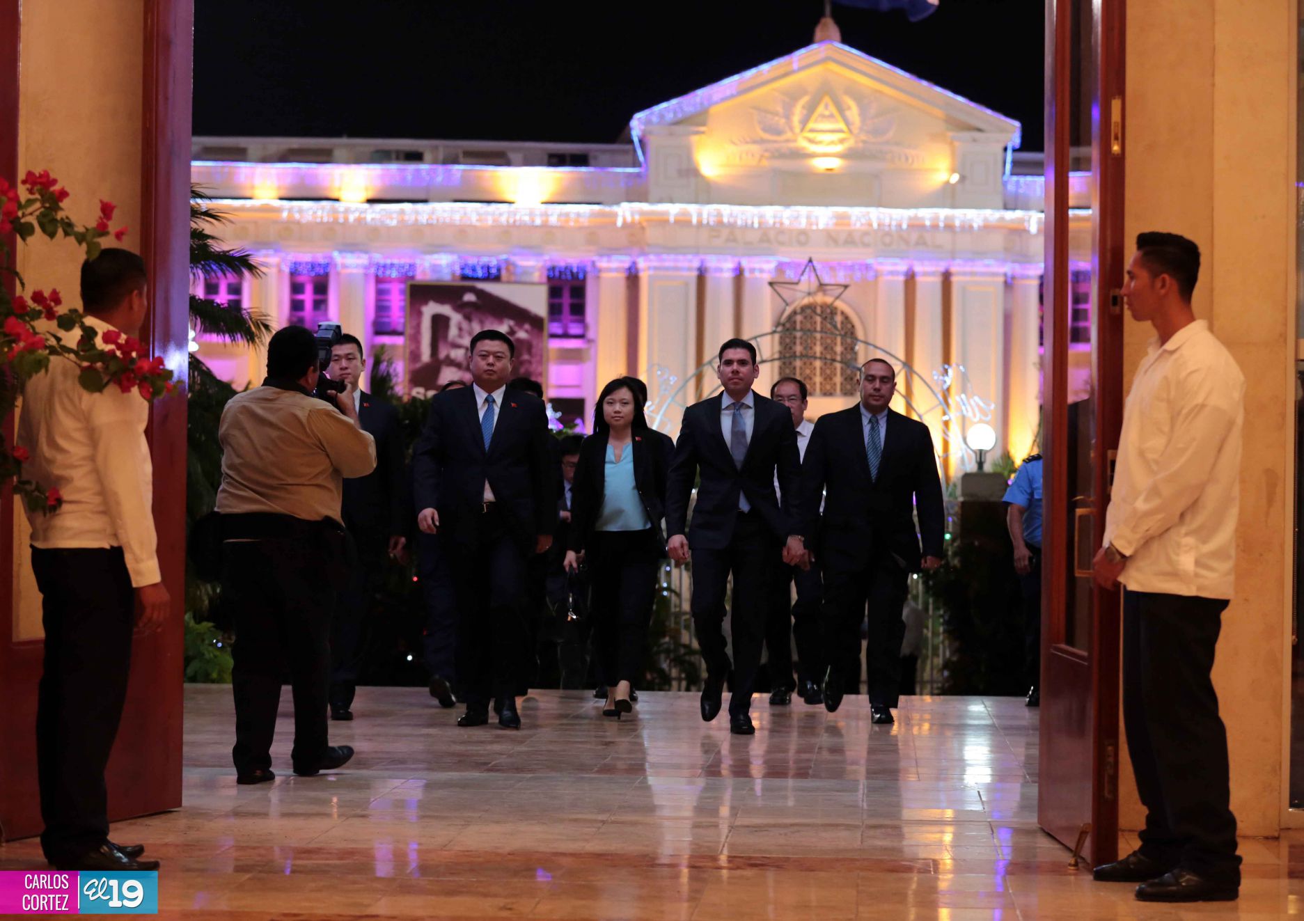 Daniel y Rosario celebran junto a Wang Jing inicio de Obras del Gran Canal por Nicaragua
