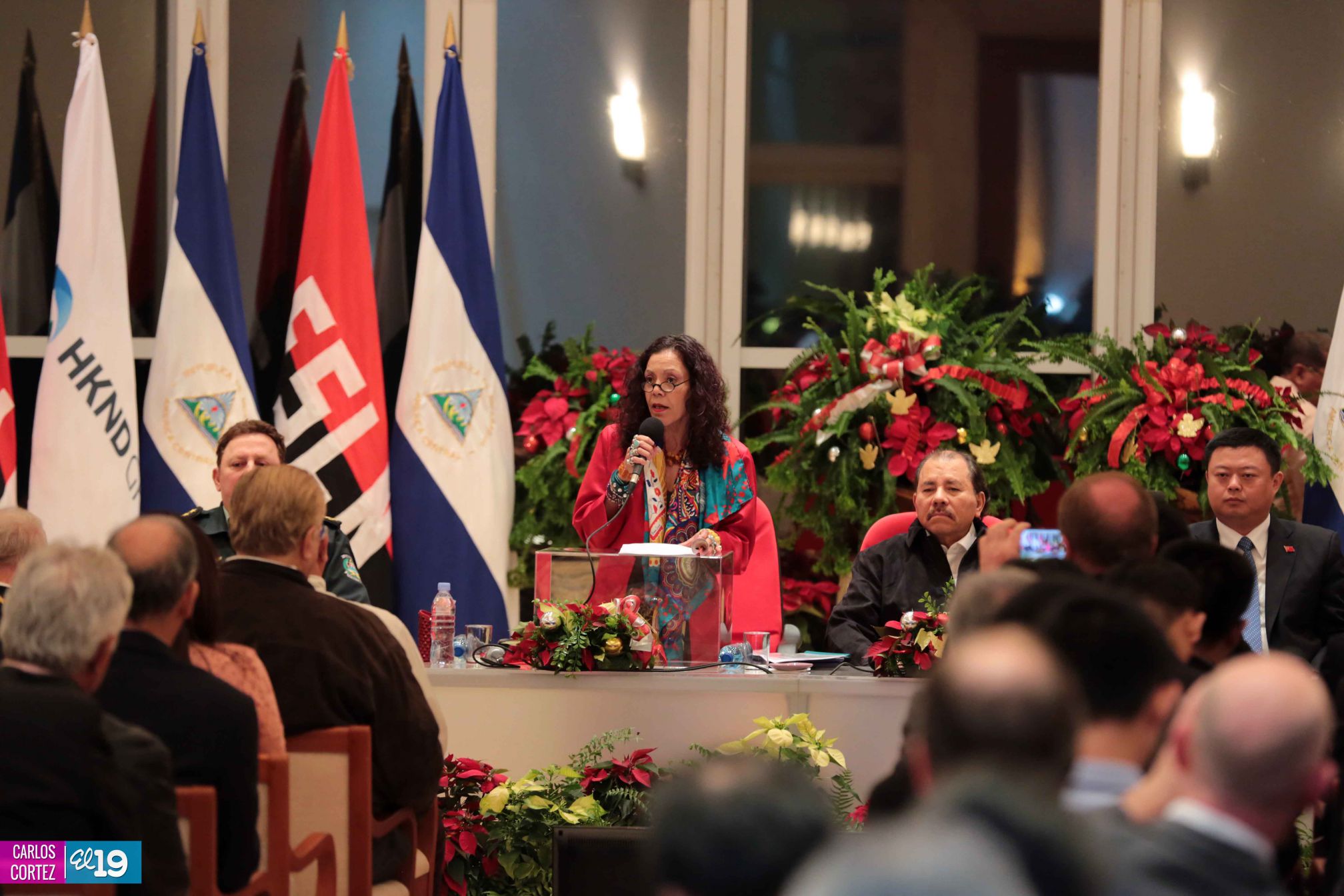 Daniel y Rosario celebran junto a Wang Jing inicio de Obras del Gran Canal por Nicaragua
