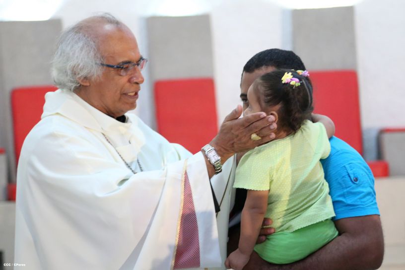 Cardenal Brenes oficia Misa en Día del Bautismo del Señor