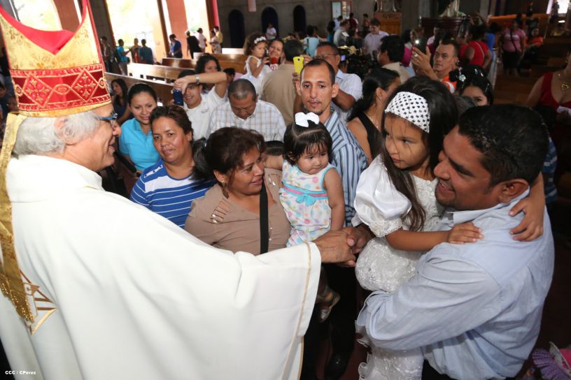 Cardenal Brenes oficia Misa en Día del Bautismo del Señor