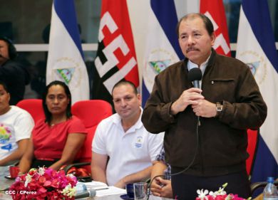Presidente Daniel sostiene encuentro con medallistas de Juegos Centroamericanos y del Caribe