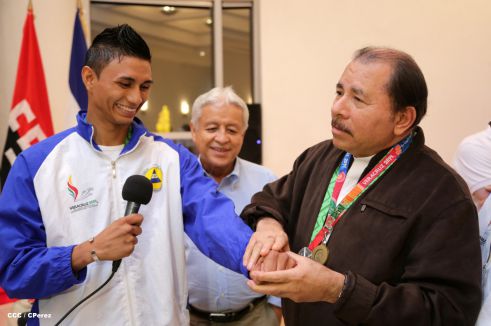 Presidente Daniel sostiene encuentro con medallistas de Juegos Centroamericanos y del Caribe
