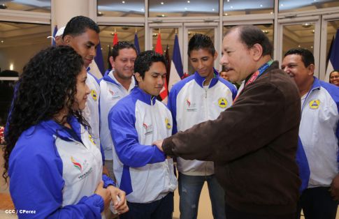 Presidente Daniel sostiene encuentro con medallistas de Juegos Centroamericanos y del Caribe