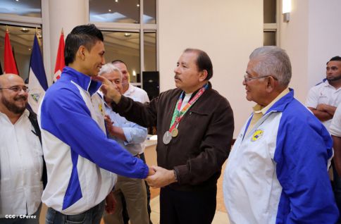 Presidente Daniel sostiene encuentro con medallistas de Juegos Centroamericanos y del Caribe