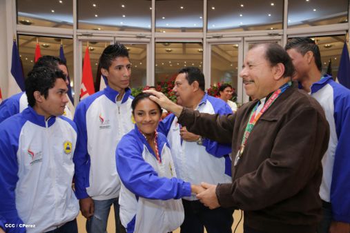 Presidente Daniel sostiene encuentro con medallistas de Juegos Centroamericanos y del Caribe