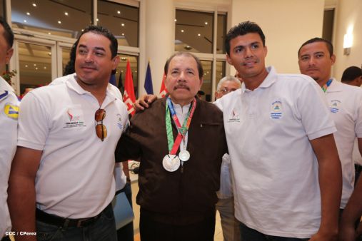 Presidente Daniel sostiene encuentro con medallistas de Juegos Centroamericanos y del Caribe
