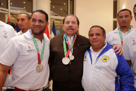 Presidente Daniel sostiene encuentro con medallistas de Juegos Centroamericanos y del Caribe