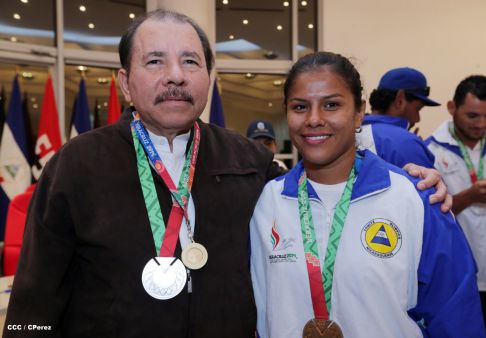 Presidente Daniel sostiene encuentro con medallistas de Juegos Centroamericanos y del Caribe