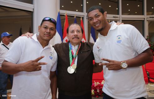 Presidente Daniel sostiene encuentro con medallistas de Juegos Centroamericanos y del Caribe