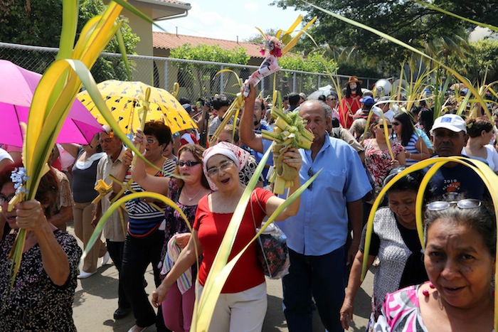 Procesión de la Burrita en Managua (Semana Santa 2013)