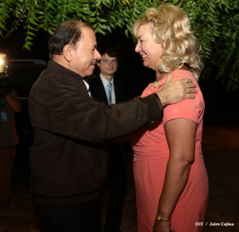 Presidente Daniel y Compañera Rosario se reúnen con Presidenta del Consejo de la Federación Rusa