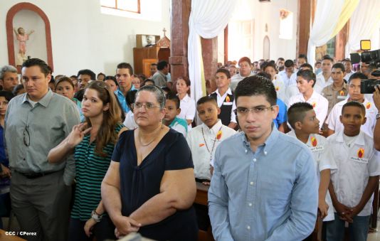 Cardenal Brenes celebra 90 Confirmaciones en Tipitapa