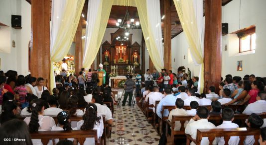 Cardenal Brenes celebra 90 Confirmaciones en Tipitapa