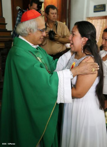 Cardenal Brenes celebra 90 Confirmaciones en Tipitapa