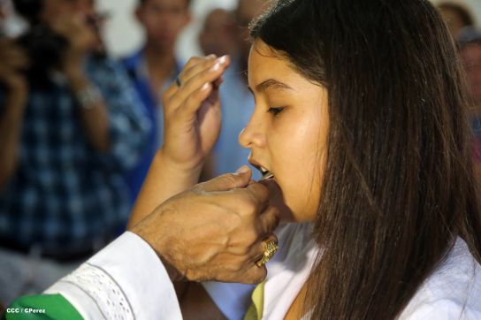 Cardenal Brenes celebra 90 Confirmaciones en Tipitapa