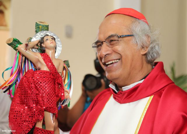Cardenal Brenes oficia misa en honor a San Sebastián