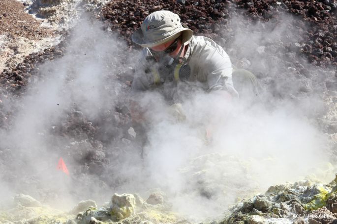 Científicos estadounidenses estudian el Volcán Cerro Negro