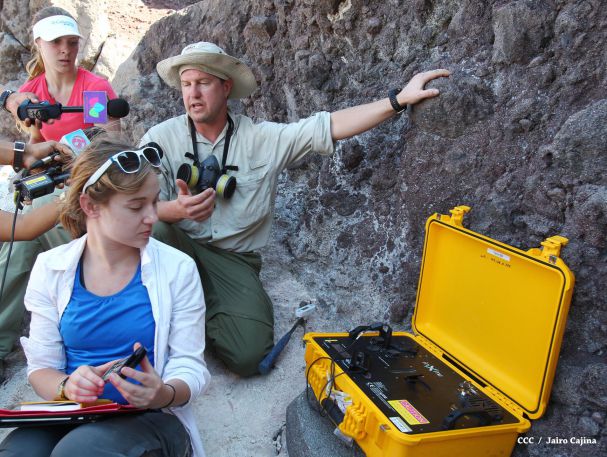 Científicos estadounidenses estudian el Volcán Cerro Negro