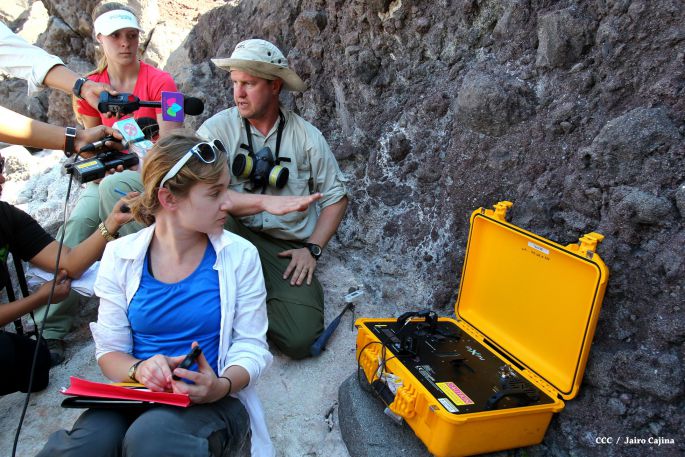 Científicos estadounidenses estudian el Volcán Cerro Negro
