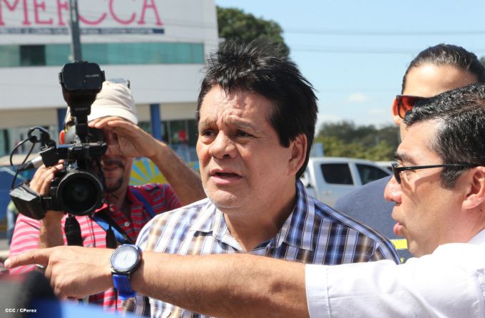 Recorrido de Roberto "Mano de Piedra" Durán por Managua
