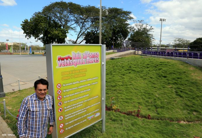 Recorrido de Roberto "Mano de Piedra" Durán por Managua