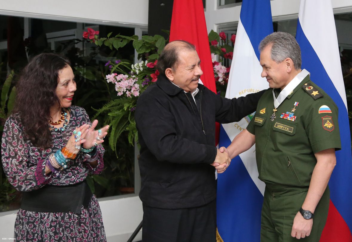 Presidente Daniel se reúne con Ministro de Defensa de Rusia  