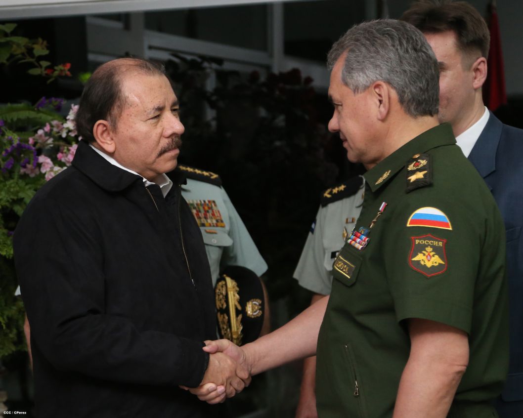 Presidente Daniel se reúne con Ministro de Defensa de Rusia  