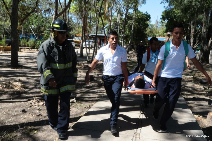 Simulacros de preparación ante desastres en Estelí