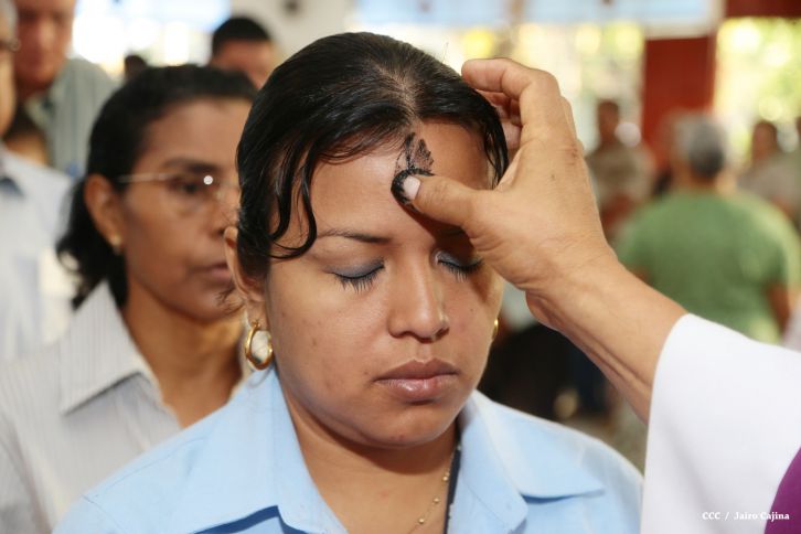 Nicaragua celebra tradicional Miércoles de Ceniza