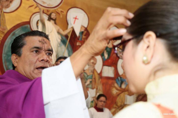 Nicaragua celebra tradicional Miércoles de Ceniza