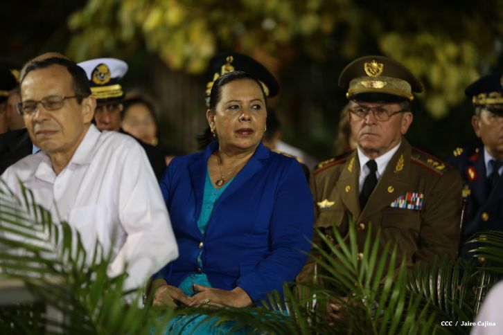 Daniel y Rosario conmemoran 81 Aniversario del Tránsito a la Inmortalidad de Sandino