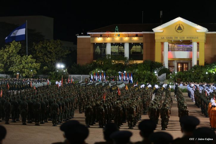 Daniel y Rosario conmemoran 81 Aniversario del Tránsito a la Inmortalidad de Sandino