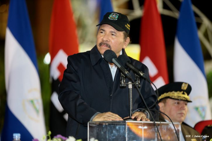 Daniel y Rosario conmemoran 81 Aniversario del Tránsito a la Inmortalidad de Sandino