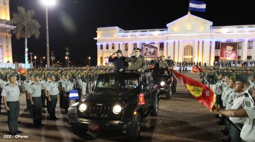 Daniel y Rosario conmemoran 81 Aniversario del Tránsito a la Inmortalidad de Sandino