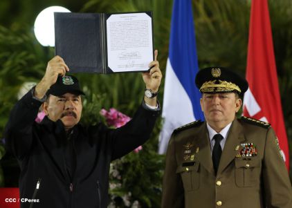 Daniel y Rosario conmemoran 81 Aniversario del Tránsito a la Inmortalidad de Sandino