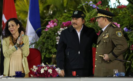 Daniel y Rosario conmemoran 81 Aniversario del Tránsito a la Inmortalidad de Sandino