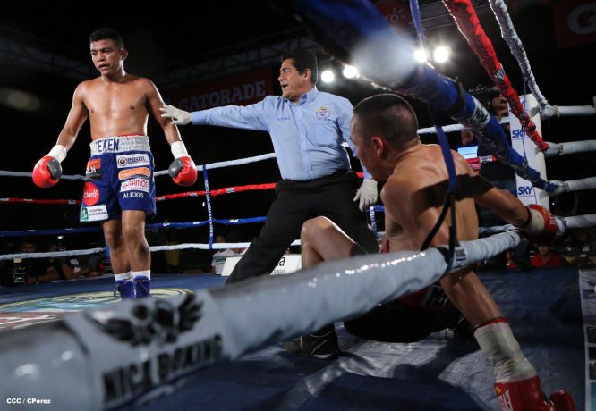 "Chocolatito" González noquea al mexicano Valentín León en Nicaragua 
