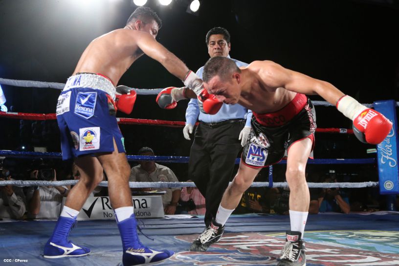"Chocolatito" González noquea al mexicano Valentín León en Nicaragua 