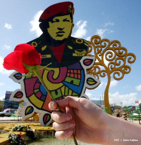 Nicaragua rinde homenaje a Chávez a dos años de su tránsito a la Inmortalidad